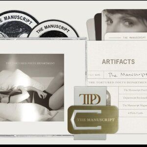 Tourtured poets deluxe cd Manuscript